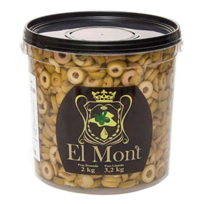 AZEITONA EL MONT VERDE FATIADA BD 2KG