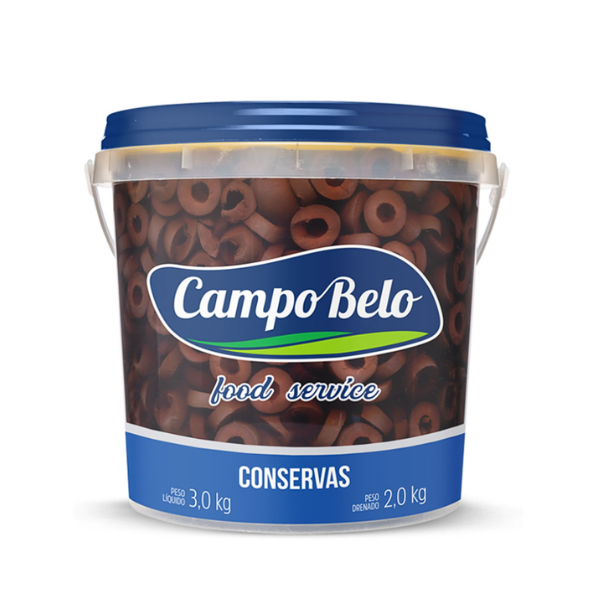AZEITONA PRETA FATIADA CAMPO BELO 2KG