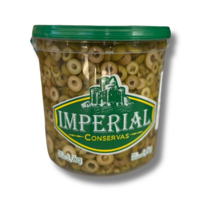 AZEITONA VERDE IMPERIAL FATIADA BD 2KG