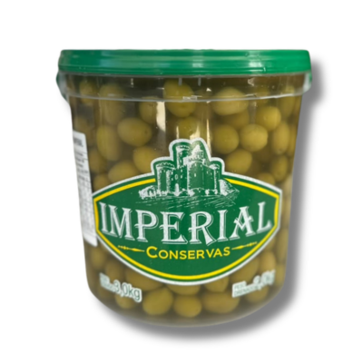 AZEITONA VERDE IMPERIAL INTEIRA MEDIA BD 2KG