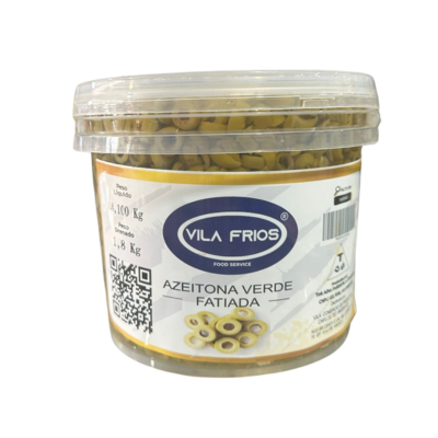 AZEITONA VERDE VILA FRIOS FATIADA BD 1,8KG