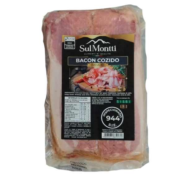 BACON COZIDO SULMONTTI FATIADO CG PCT 1KG