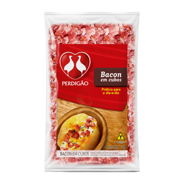 BACON CUBOS PERDIGAO 1KG