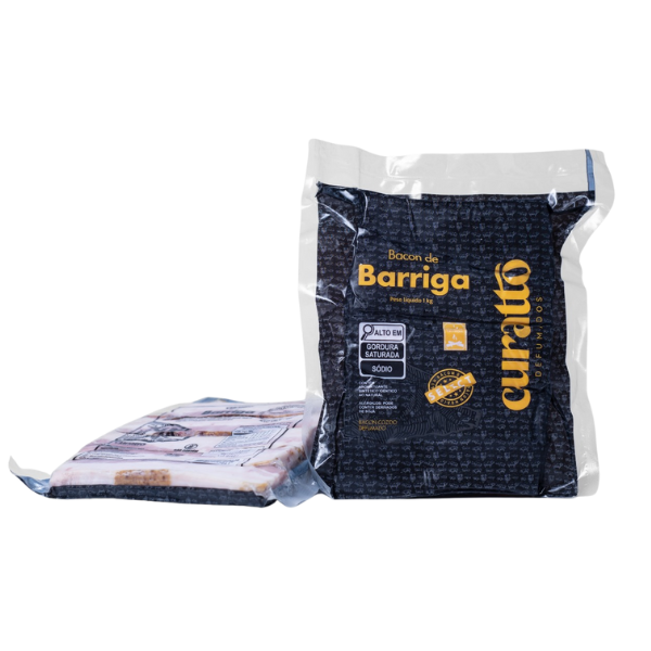 BACON DE BARRIGA DEFUMADO CURATTO FATIADO CG PCT 1KG