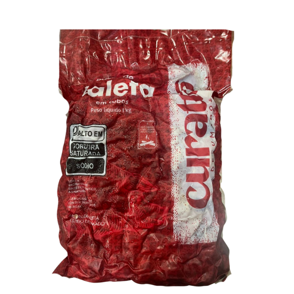 BACON DE PALETA CURATTO EM CUBOS CG PCT 1KG