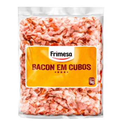 BACON FRIMESA EM CUBOS CONGELADO PCT 1KG