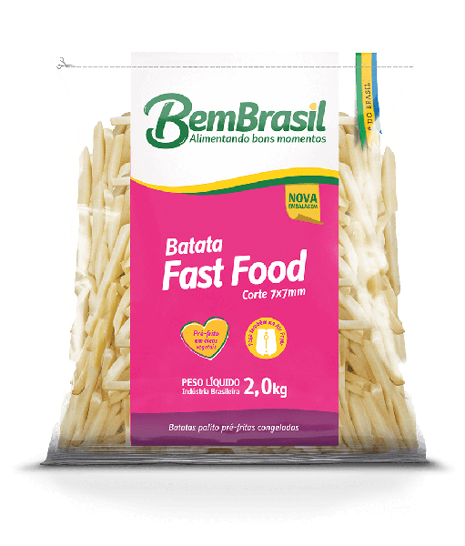 BATATA BEM BRASIL FAST FOOD 7MM 2KG