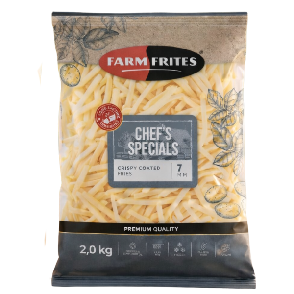BATATA FRITA FARM FRITES CORTE FINO 7MM EXTRA CROCANT PCT 2KG