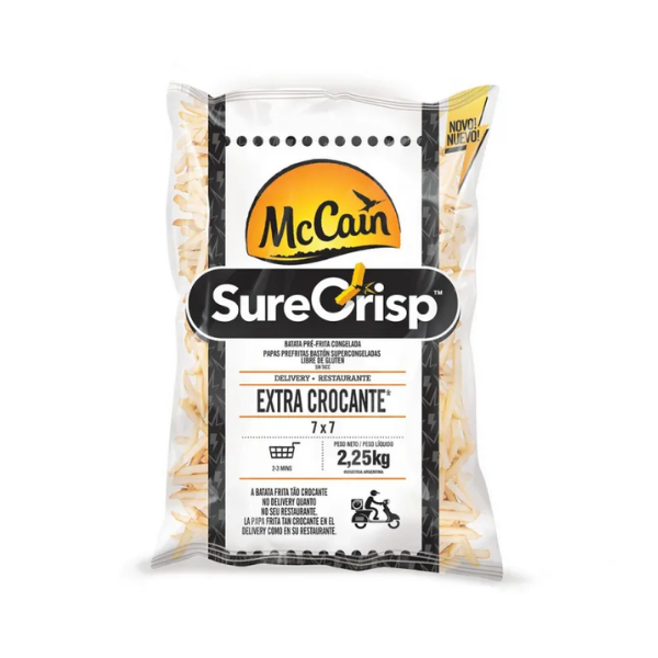 BATATA MCCAIN SURECRISP 7MM 2,25KG