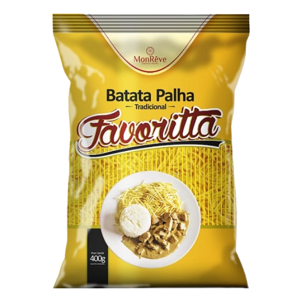 BATATA PALHA FAVORITTA TRADICIONAL PCT 400GR