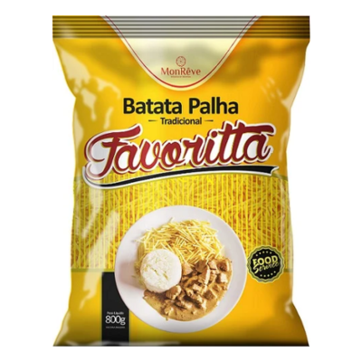 BATATA PALHA FAVORITTA TRADICIONAL PCT 800GR