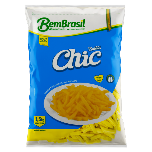 BATATA PALITO CHIC PCT 1,5KG