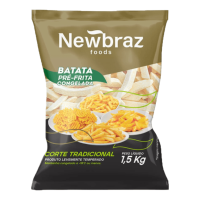 BATATA PRE FRITA CORTE TRADICIONAL NEW BRAZ 1,5KG