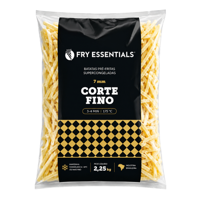 BATATA PRE-FRITA FRY ESSENTIAL 7MM CORTE FINO PCT 2,25KG
