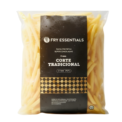 BATATA PRE-FRITA FRY ESSENTIAL 9 MM CORTE TRAD. PCT 2KG