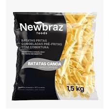 BATATA PRE-FRITA NEWBRAZ CANOA PCT 1,5KG