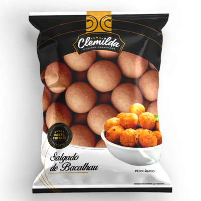 BOLINHO CLEMILDA DE BACALHAU CG PCT 600GR