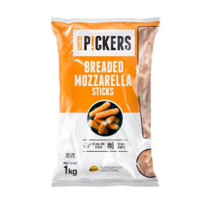 BREADED MCCAIN MOZZARELLA STICKS CG PCT 1KG