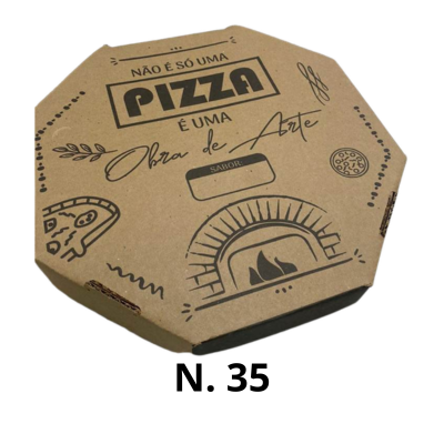 CAIXA DE PAPELAO P/ PIZZA N. 35 PCT C/ 25 UND (COBAP)