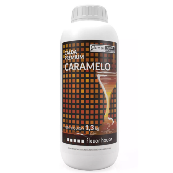 CALDA PREMIUM FLAVOR HOUSE SABOR CARAMELO GFA 1,3KG
