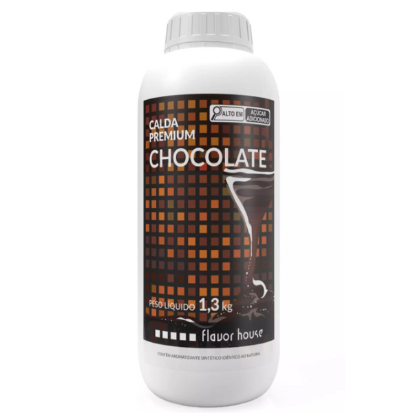 CALDA PREMIUM FLAVOR HOUSE SABOR CHOCOLATE GFA 1,3KG