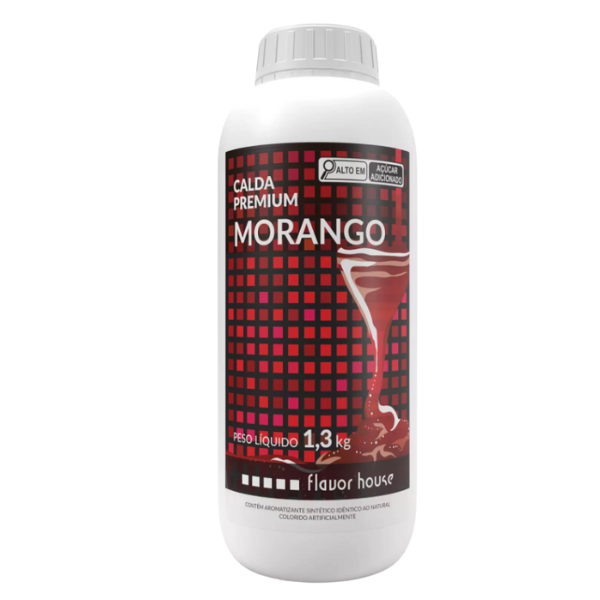 CALDA PREMIUM FLAVOR HOUSE SABOR MORANGO GFA 1,3KG