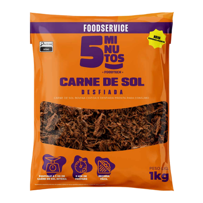 CARNE DE SOL DESFIADA FRICARNE 5 MINUTOS CG PCT 1KG