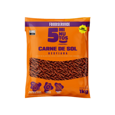 CARNE DE SOL DESFIADA FRICARNE CONGELADO  PCT 1KG
