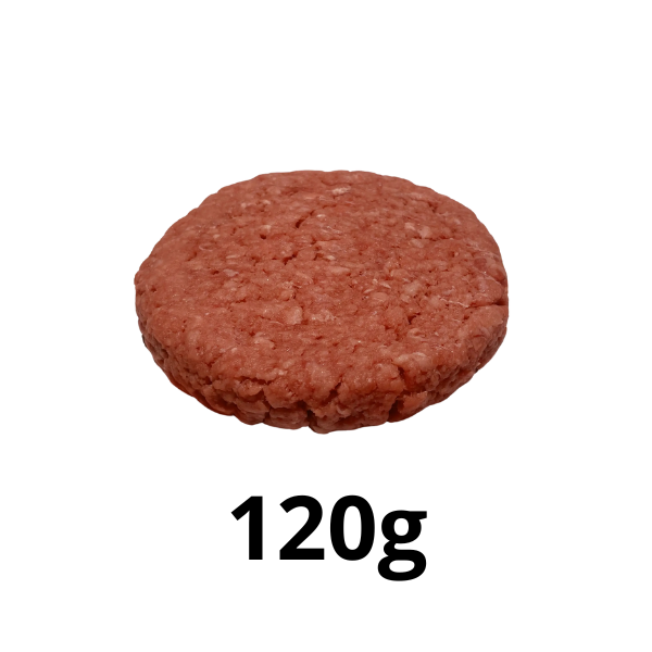CARNE P/ HAMBURGUER BOVINO QUARTEIRO CG 120GR CX C/ 5KG