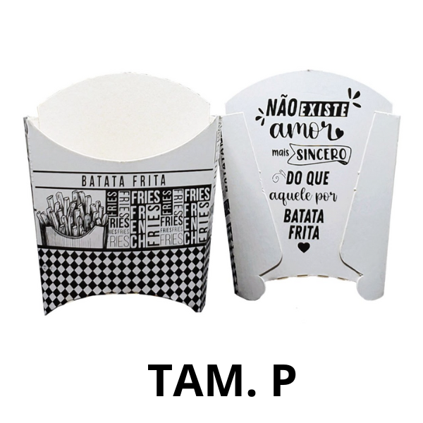 CESTINHA BRANCO P/ BATATA TAM. P C/ 50 UN SALVI