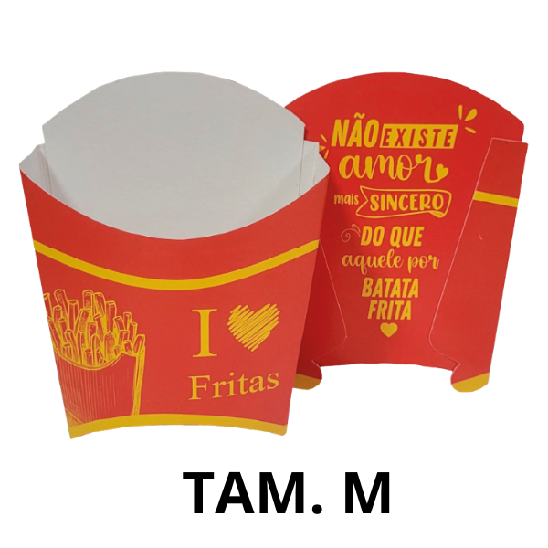 CESTINHA VERMELHO P/ BATATA TAM. M C/ 50 UN SALVI