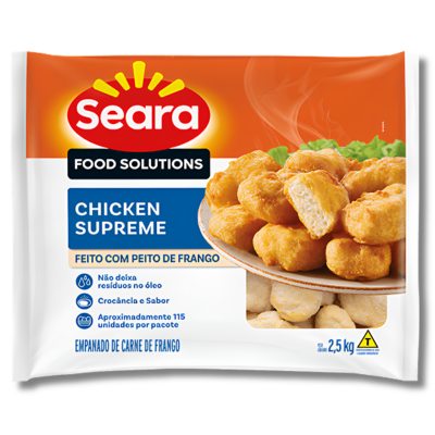 CHICKEN SUPREME EMPANADO SEARA CG PCT 2,5KG