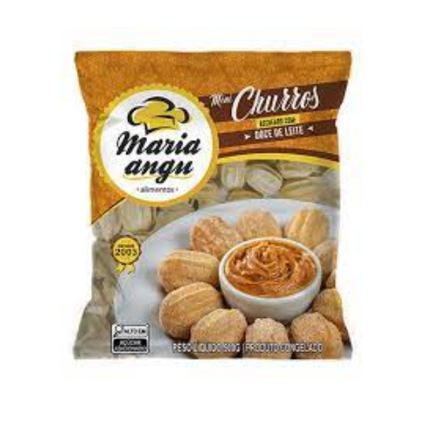 CHURROS C/ RECH DOCE DE LEITE MARIA ANGU PCT 1KG