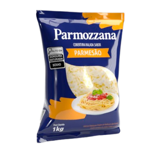 COBERTURA RALADA PARMOZZANA SABOR QUEIJO PCT 1KG