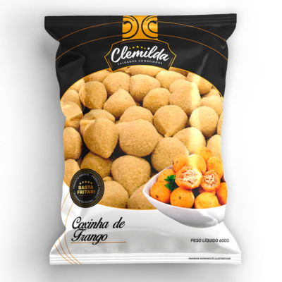 COXINHA CLEMILDA DE FRANGO CG PCT 600GR