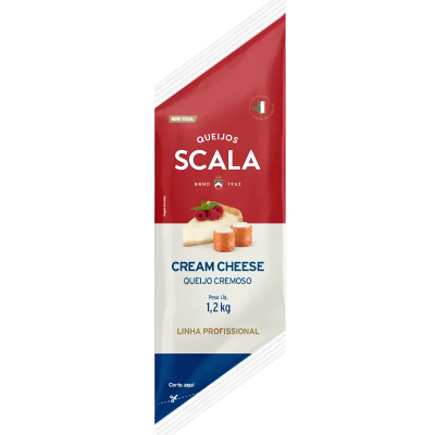 CREAM CHEESE SCALA QUEIJO CREMOSO BISNAGA 1,2KG