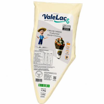 CREAM CHEESE VALELAC BISNAGA 1,5KG