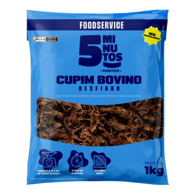 CUPIM COZIDO DESFIADO FRICARNE 5 MINUTOS CONG. PCT1KG