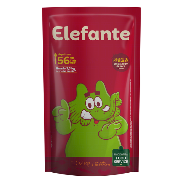 EXTRATO TOMATE ELEFANTE BAG 1,02KG UN