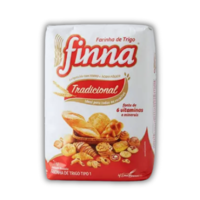 FARINHA DE TRIGO FINNA S/ FERM PCT 1KG