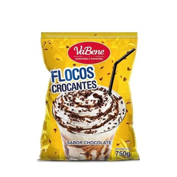 FLOCOS CROCANTES VABENE SABOR CHOCOLATE PCT 750GR
