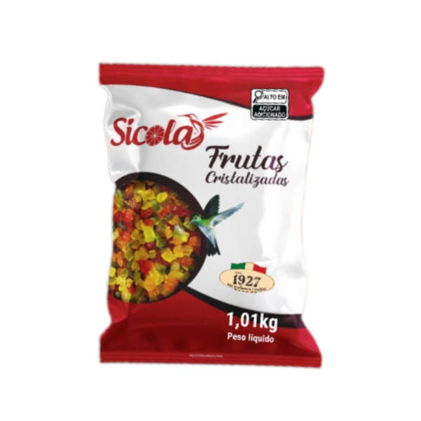 FRUTAS CRISTALIZADAS SICOLA 1,01KG