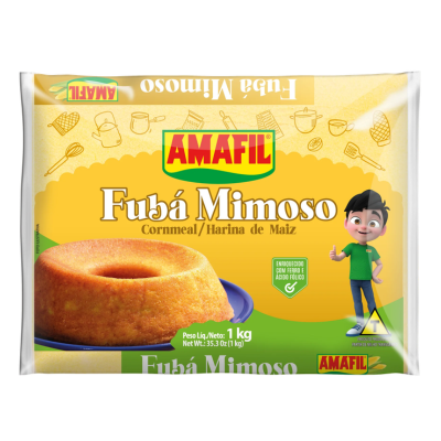 FUBA DE MILHO AMAFIL MIMOSO PCT 1KG