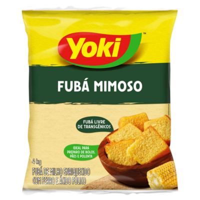 FUBA DE MILHO MIMOSO YOKI PCT 4KG