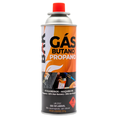 GÁS P/ MAÇARICO BAK BUTANO 227GR
