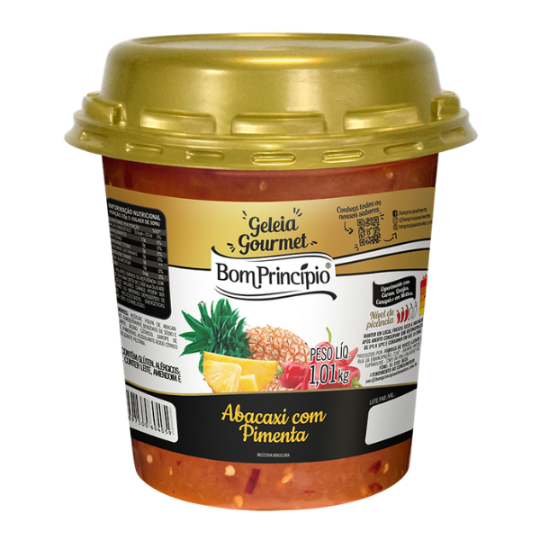 GELEIA BOM PRINCIPIO ABACAXI C/ PIMENTA 1,01KG
