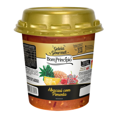 GELEIA BOM PRINCIPIO ABACAXI C/ PIMENTA POTE 1,01KG