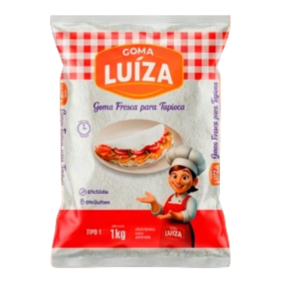 GOMA FRESCA LUIZA PARA TAPIOCA PCT 1KG