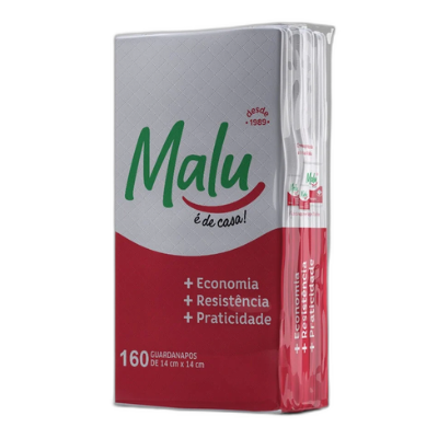 GUARDANAPO 14 X 14 MALU C/ 160 FLS