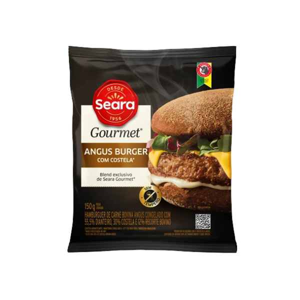 HAMBURGUER SEARA GOURMET ANGUS COSTELA CG 150GR